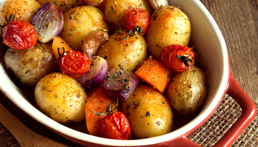 Rezept Buntes Ofengemüse mit Dip