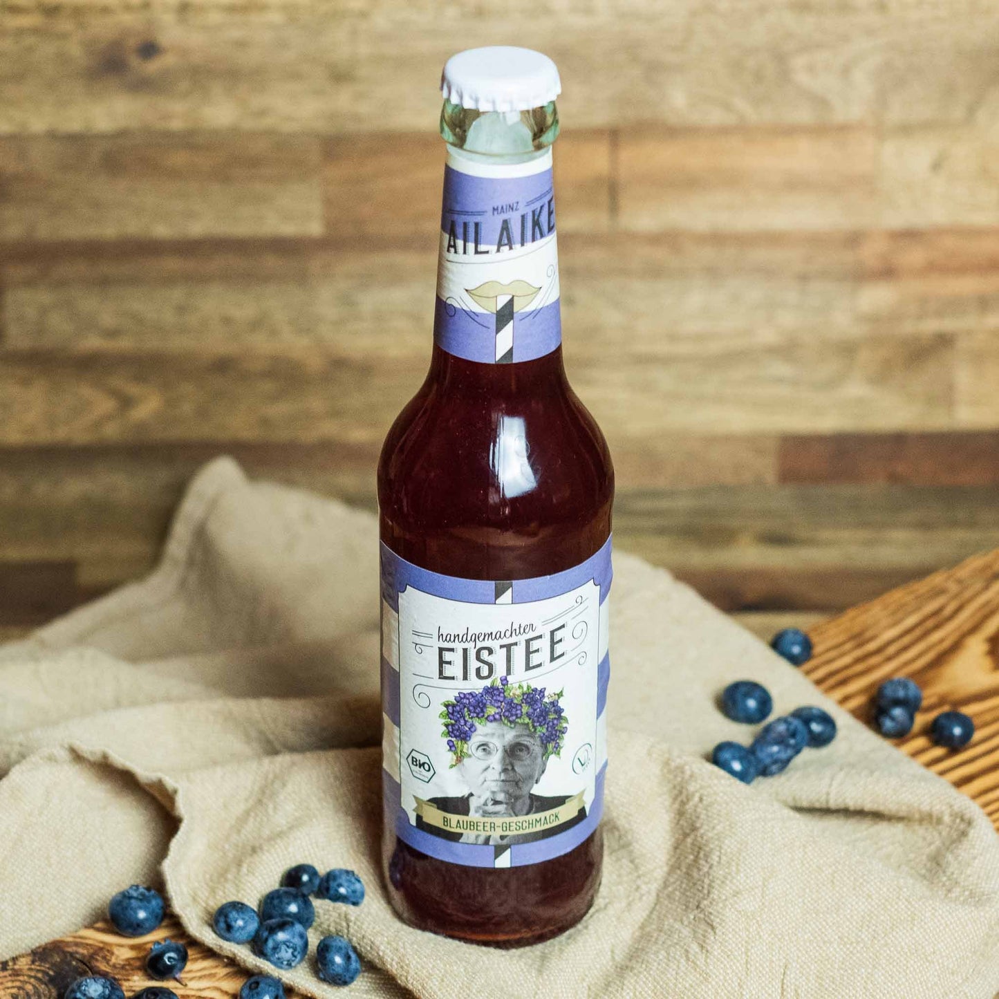 Blaubeer-Eistee (Bio)