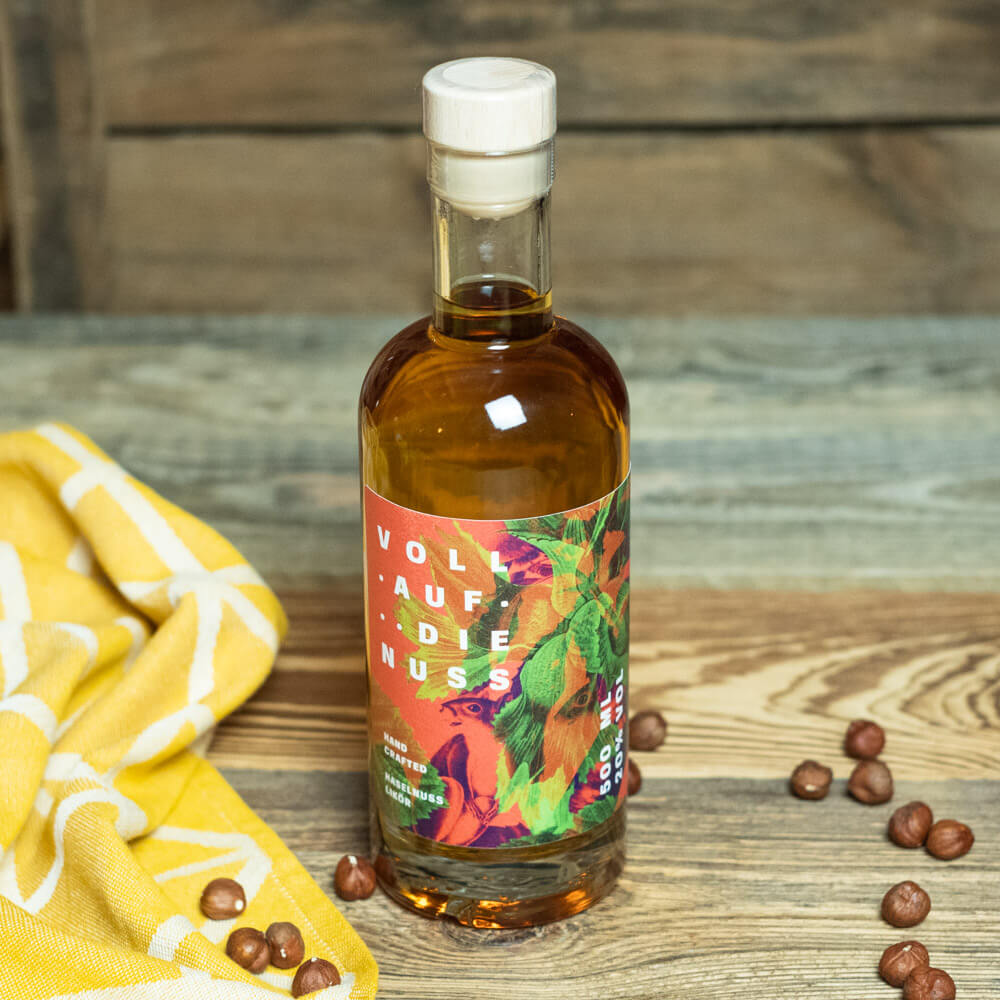 Haselnusslikör - Voll auf die Nuss | 0,5l