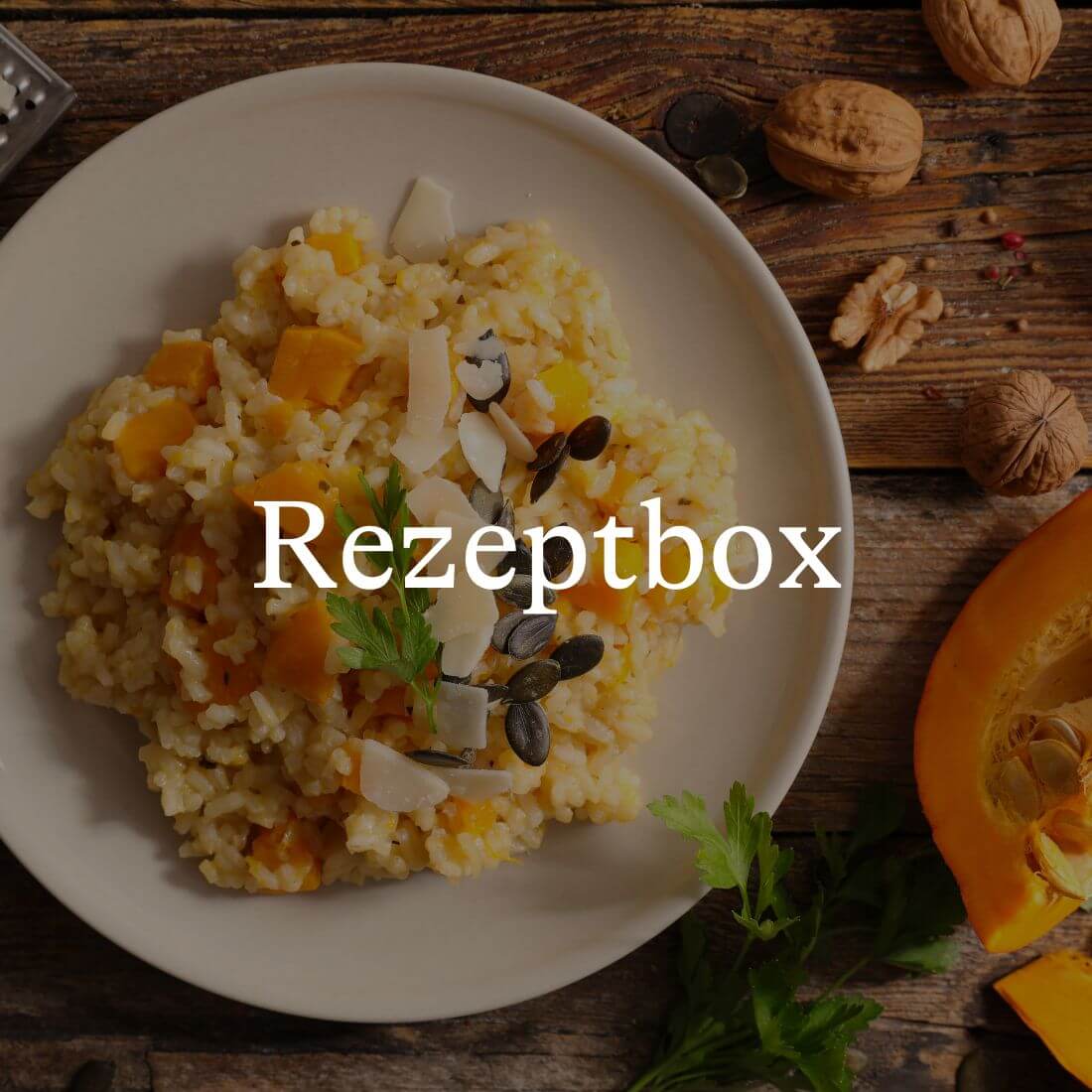 Kürbis-Risotto Rezeptbox