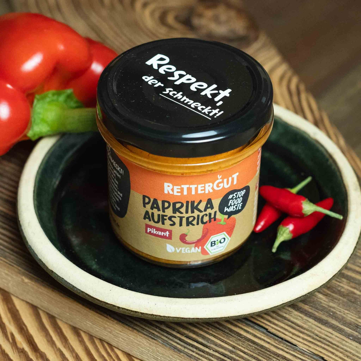 Brotaufstrich Paprika pikant (Bio)