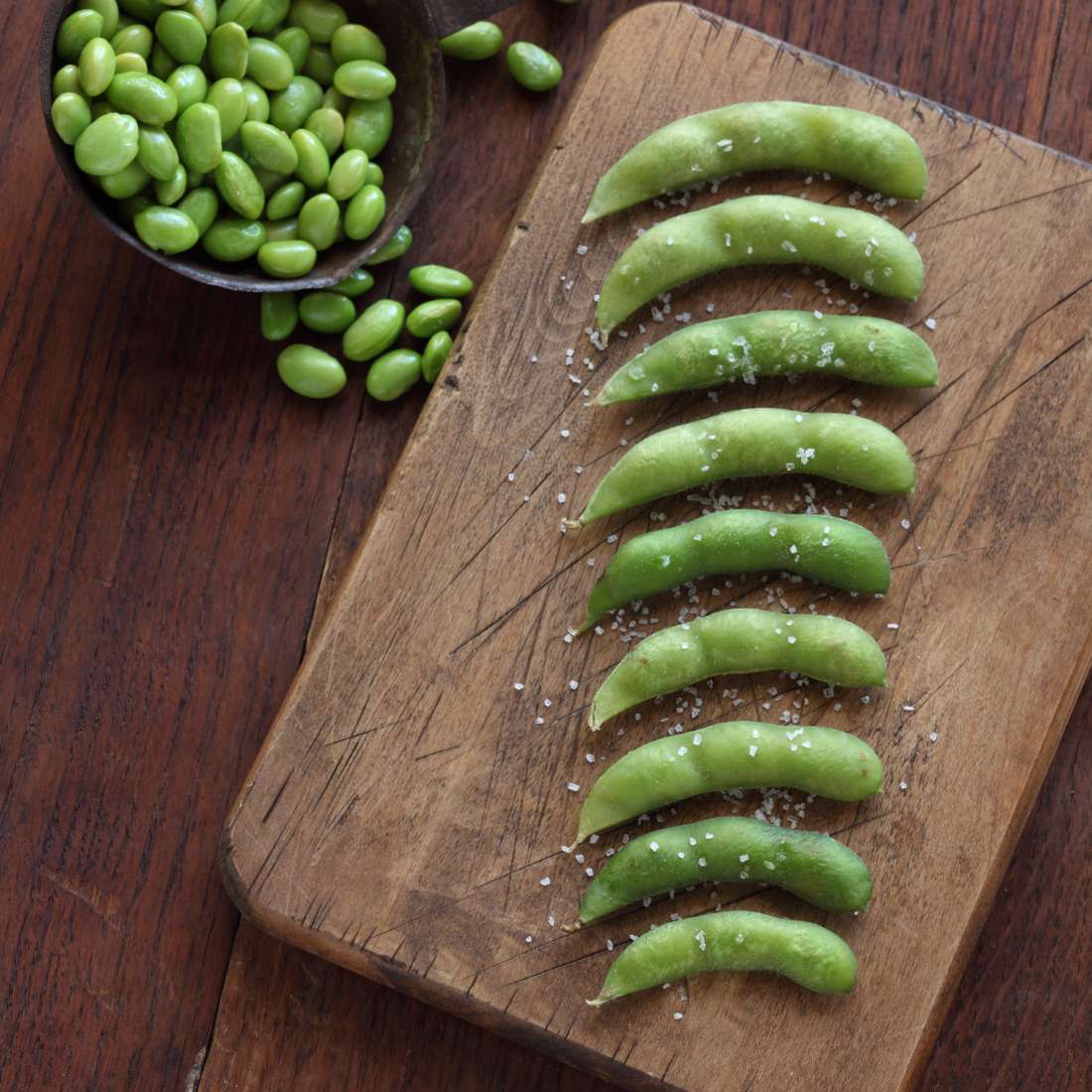 Edamame in der Schote
