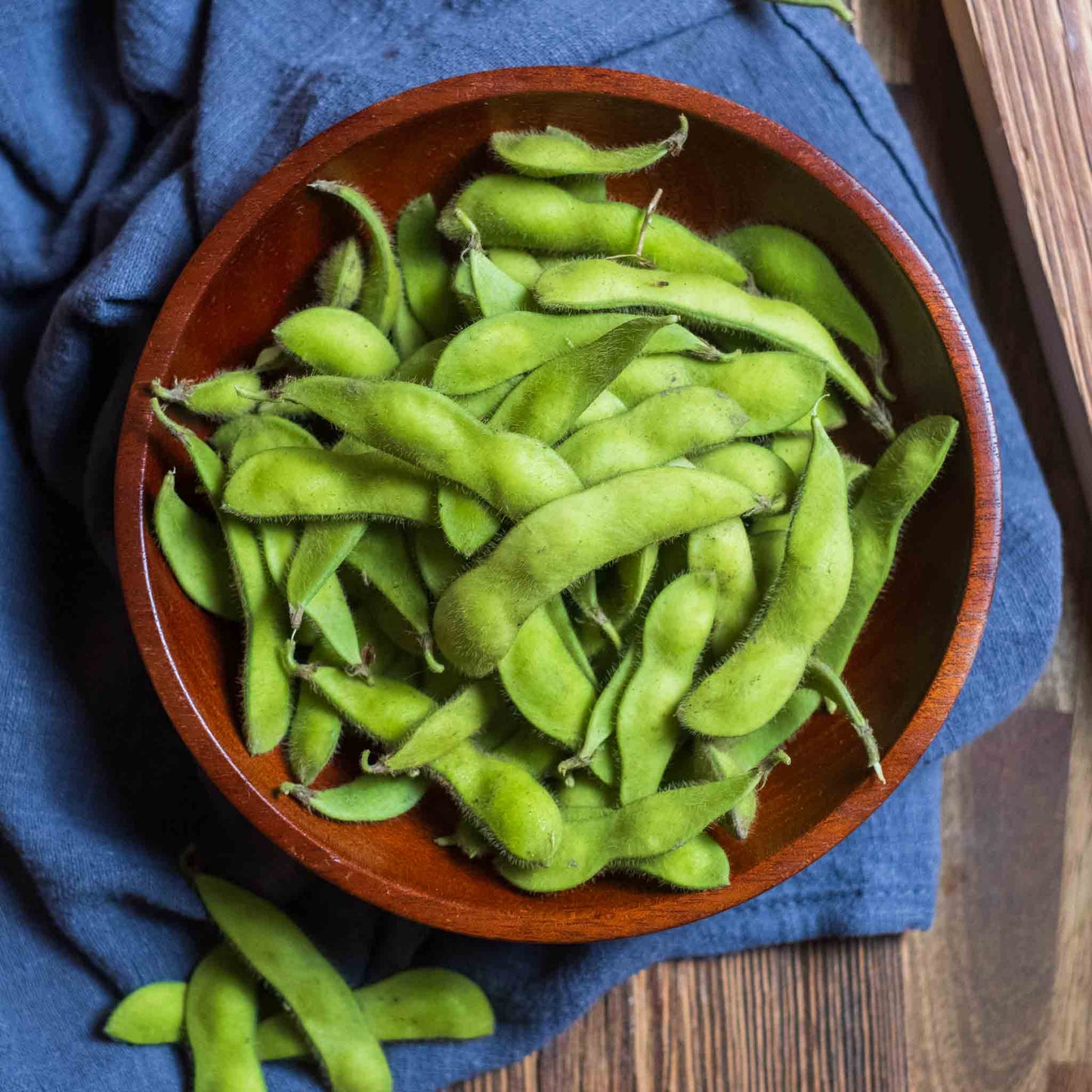 Edamame in der Schote