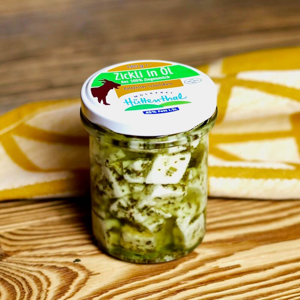 Kräuter-Zickli im Glas