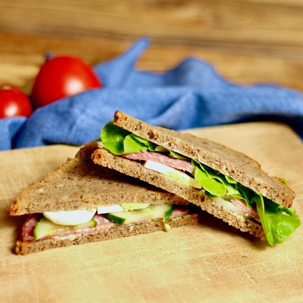 belegtes Brot | Salami