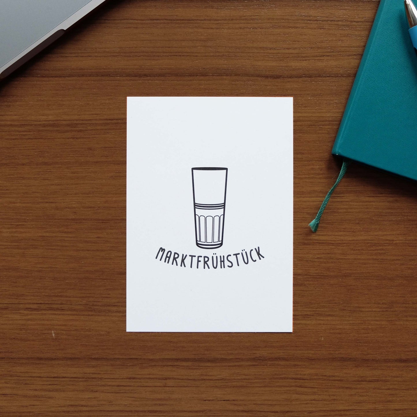 Postkarte - Marktfühstück