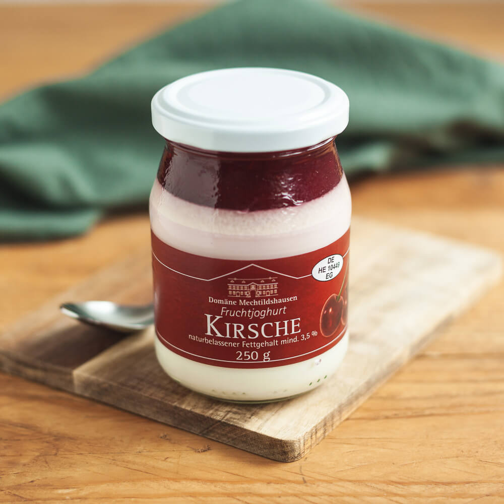 Fruchtjoghurt Kirsche im Glas (Bio)