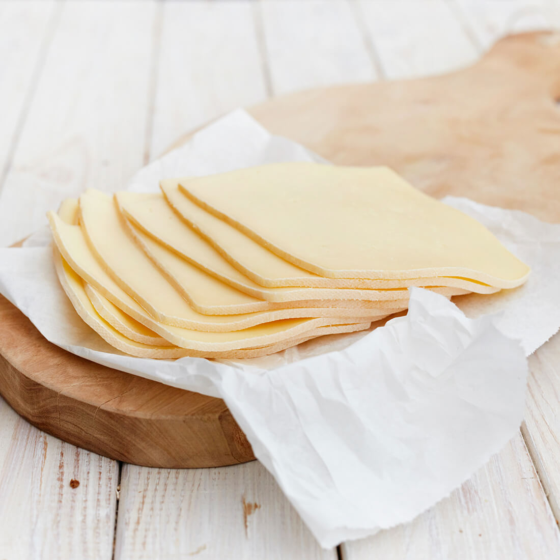 Eifeler Bergkäse jung in Scheiben
