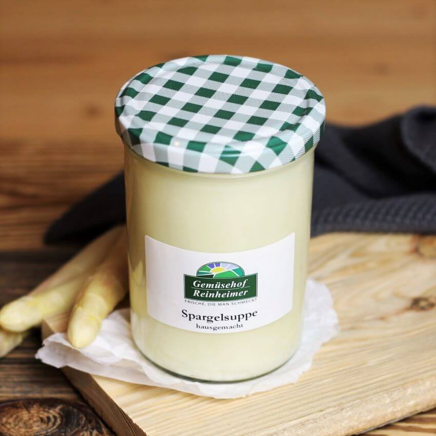 Hausgemachte Spargelsuppe