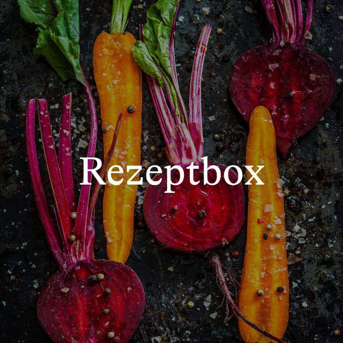 Möhren-Bete Päckchen mit Camembert Rezeptbox