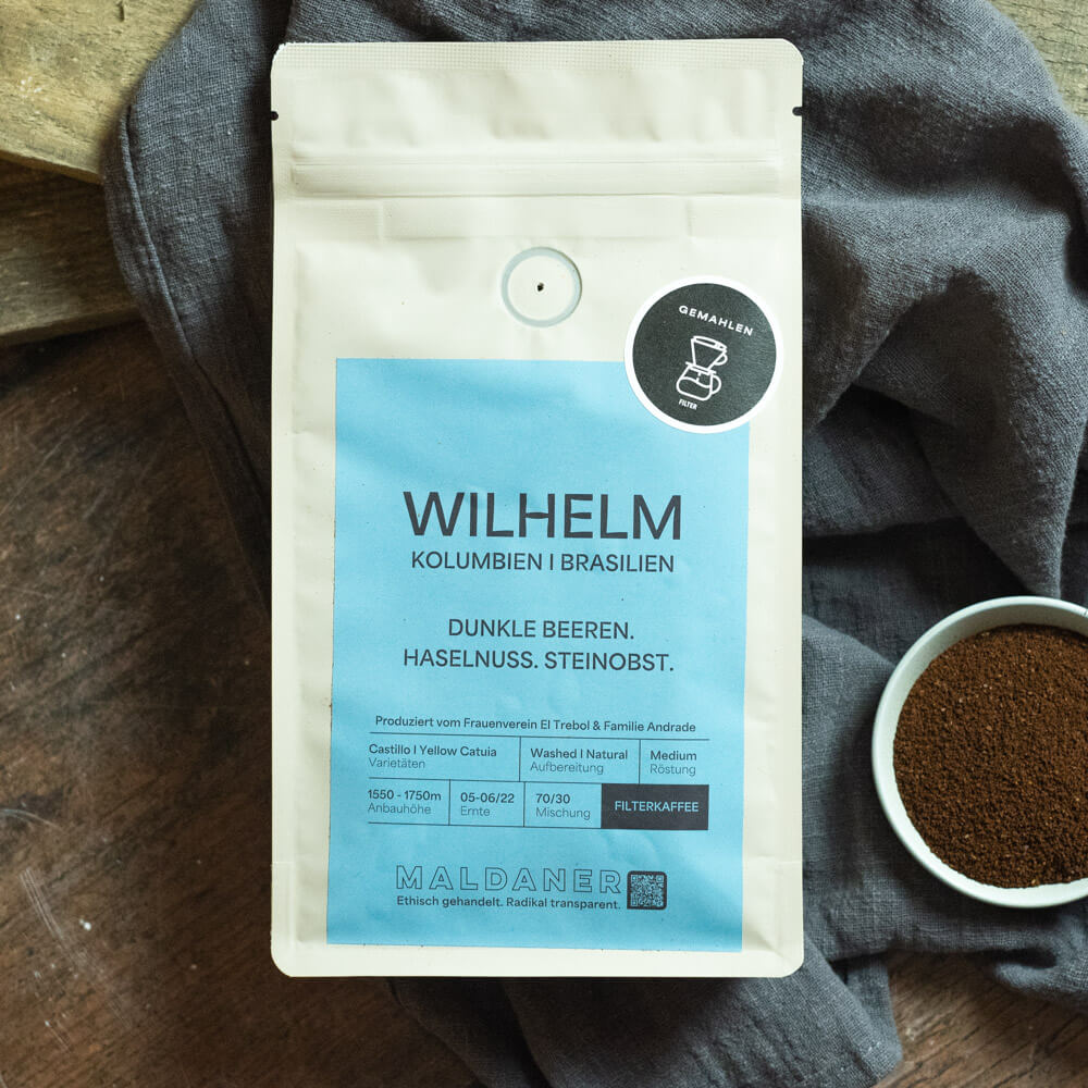 Wilhelm Filterkaffee - gemahlen - 250 g