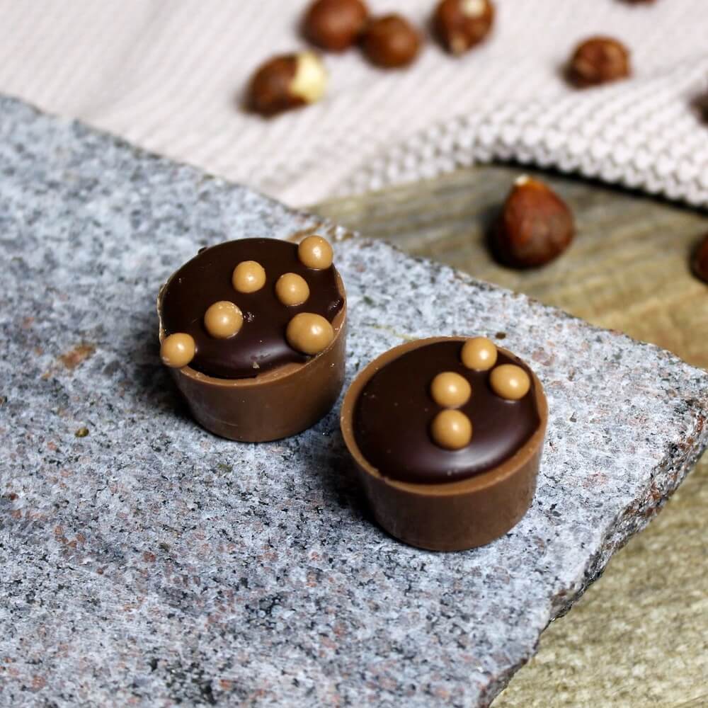 Pralinen Nougat Salz-Karamell