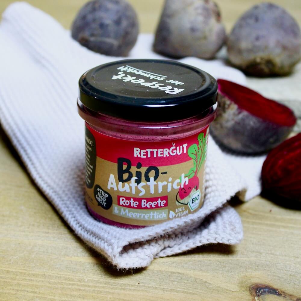 Brotaufstrich Rote Bete mit Meerrettich (Bio)