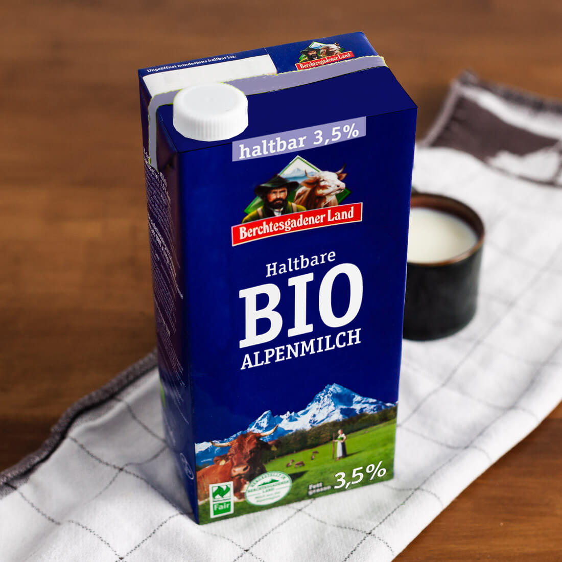 Haltbare Bio-Vollmilch 3,5 % Fett