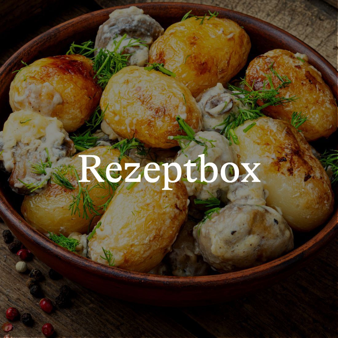 Bratkartoffeln mit Lauch-Champignon-Soße Rezeptbox