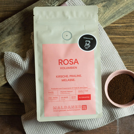 Rosa Filterkaffee - gemahlen - 250 g | 05/24